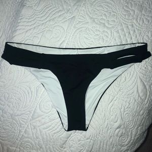 Rip curl black mirage bikini bottoms REVERSIBLE